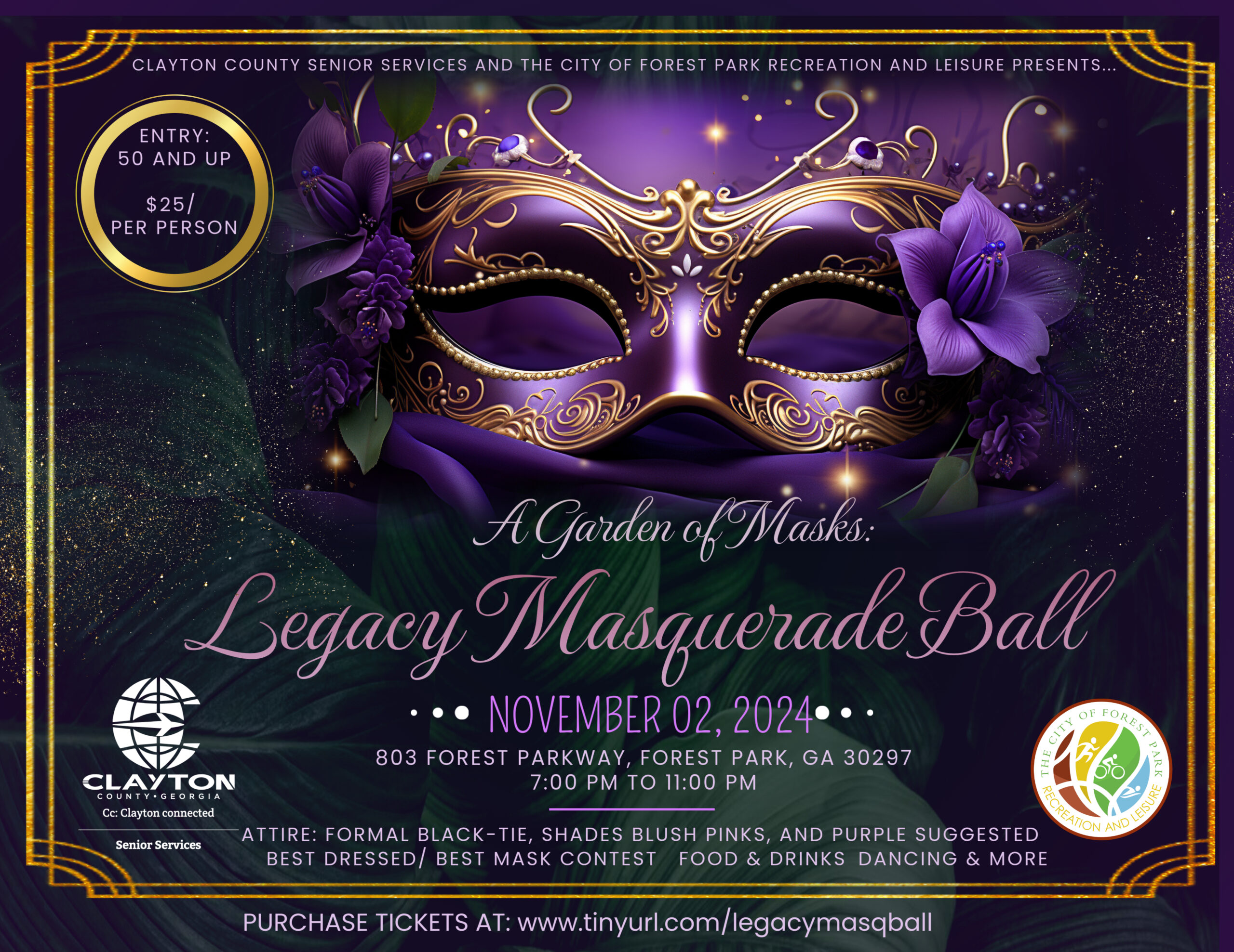 Legacy Masquerade Ball Flyer