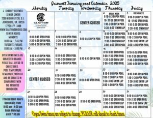 Griswell Aquatic Calendar Nov 2024