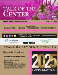 Screenshot of Frank Bailey Newsletter