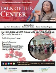 Screenshot of Sonna Singleton Gregory Newsletter